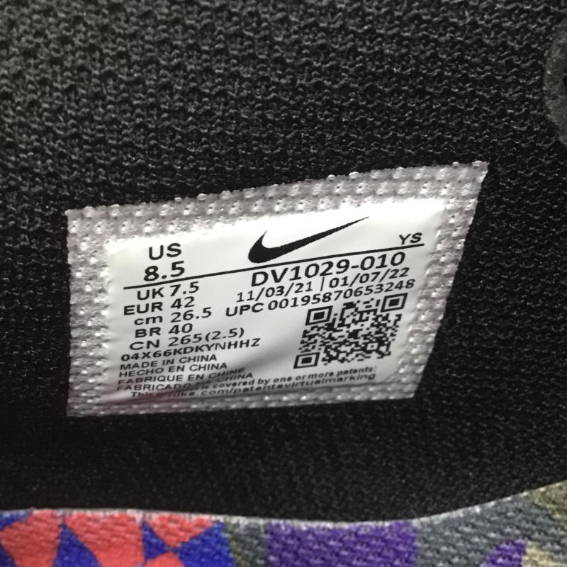 ナイキ NIKE スニーカー スニーカー AIR FORCE 1 MID  07 LX エア フォース 1 ミッド  07 LX DV1029-010 26.5cm ロゴ、文字 X アニマル柄 黒 / ブラック /  メンズ USED 古着 中古 10108154