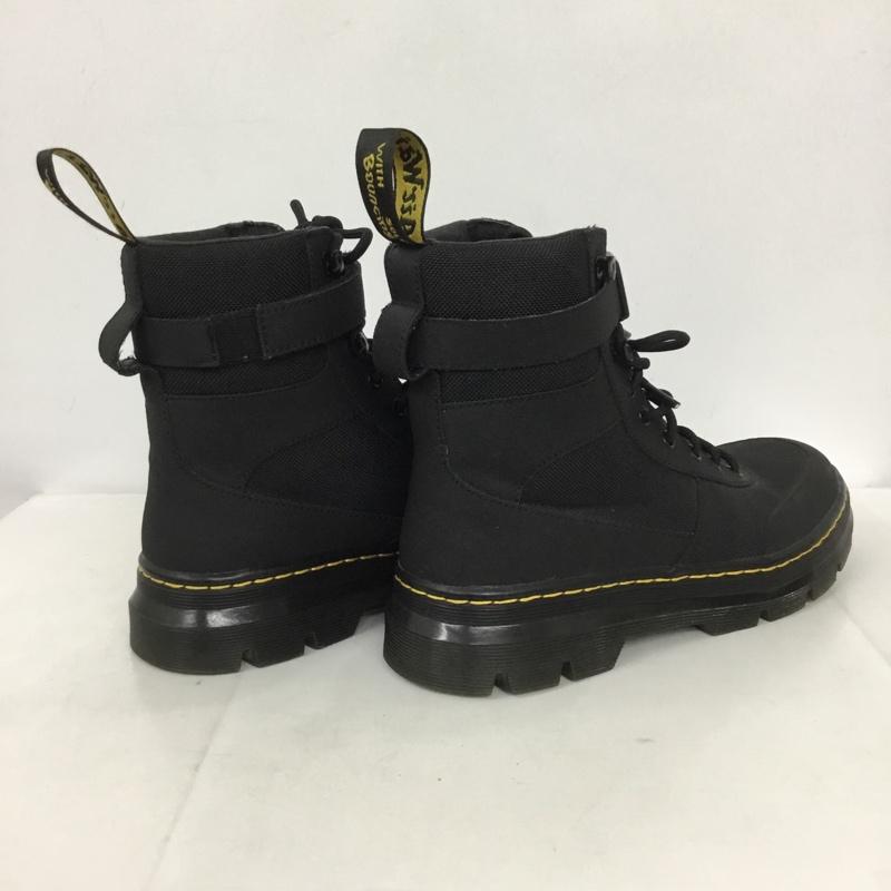ドクターマーチン Dr.Martens ブーツ 一般 COMBS TECH レースアップブーツ UK8 US：9 無地 黒 / ブラック /  メンズ USED 古着 中古 10131821