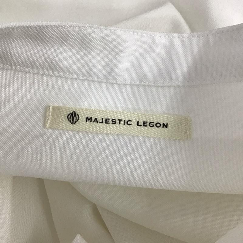 マジェスティックレゴン MAJESTIC LEGON シャツ、ブラウス 長袖 ワンピース FREE 無地 白 / ホワイト /  レディース USED 古着 中古 10121721