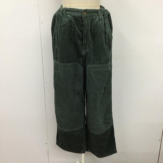 ニコアンド niko and... ボトムス ボトムス st95dl11sw ワイドパンツ M 無地 緑 / グリーン /  レディース USED 古着 中古 10121160