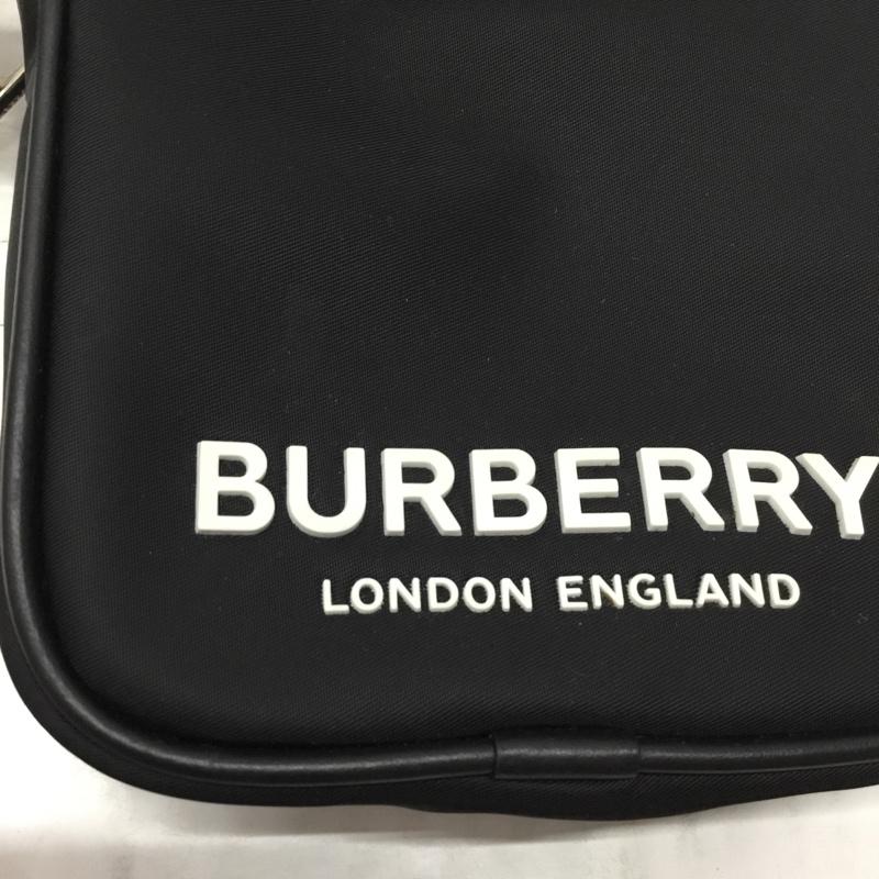 バーバリー BURBERRY ショルダーバッグ ショルダーバッグ ロゴベルト ロゴ、文字 黒 / ブラック /  メンズ USED 古着 中古 10110625