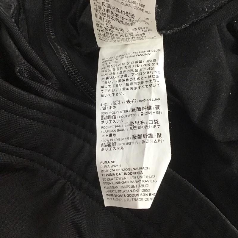 プーマ PUMA ジャケット、上着 ジャケット、ブレザー ジップアップジャケット アウター 古着 ジャージ M ロゴ、文字 黒 / ブラック / X 橙 / オレンジ /  メンズ USED 古着 中古 10139753