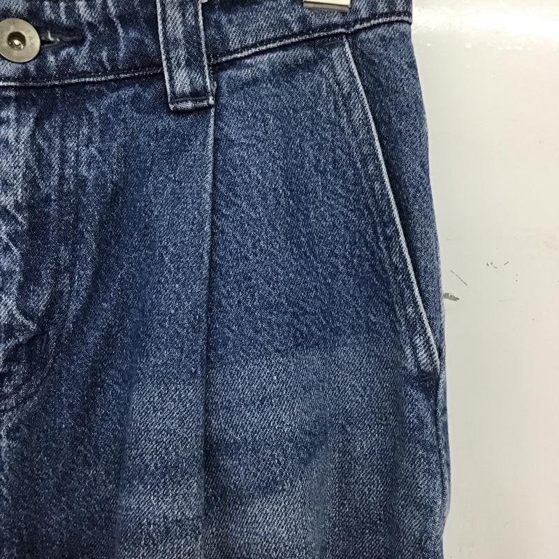 ジーナシス JEANASIS パンツ デニム、ジーンズ JS050128AD ワイドレッグデニムパンツ FREE 無地 青 / ブルー /  レディース USED 古着 中古 10148745