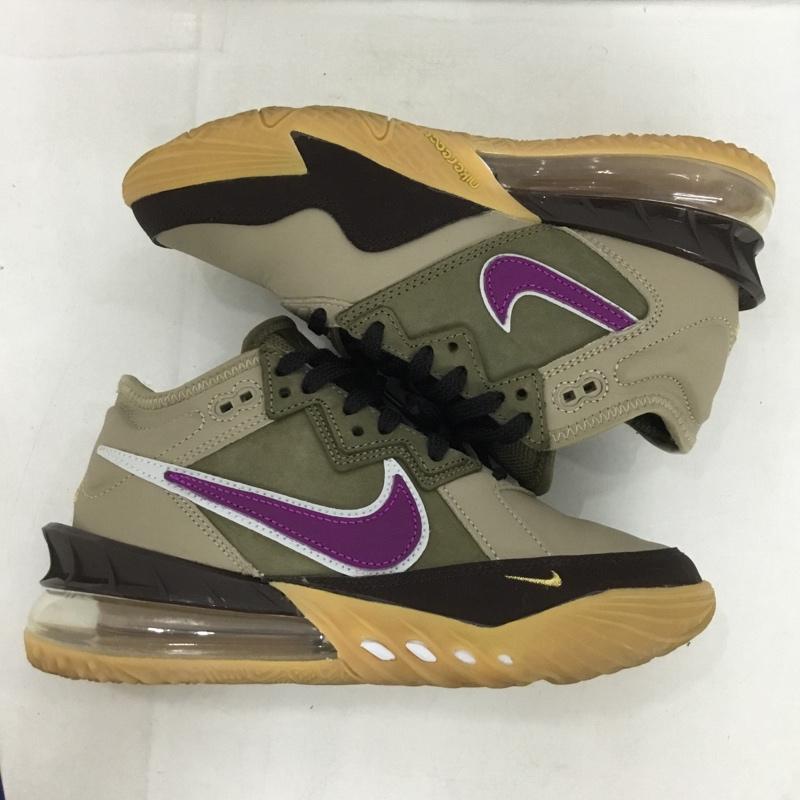 ナイキ NIKE スニーカー スニーカー CW3153-200 LEBRON 18 LOW NRG 23cm 23.0cm ロゴ、文字 ベージュ / ベージュ / X 紫 / パープル / X 茶 / ブラウン /  レディース USED 古着 中古 10136923