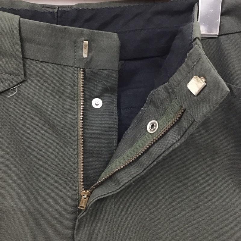 古着 USED パンツ スラックス 70年代 カーゴパンツ 無地 カーキ / カーキ /  メンズ USED 古着 中古 10112673