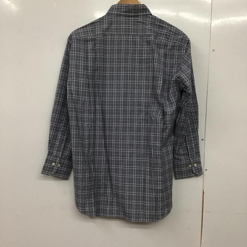 ランバン LANVIN シャツ、ブラウス 長袖 長袖シャツ チェックシャツ カラーシャツ ボタンダウンシャツ L チェック マルチカラー / マルチカラー /  メンズ USED 古着 中古 10145261