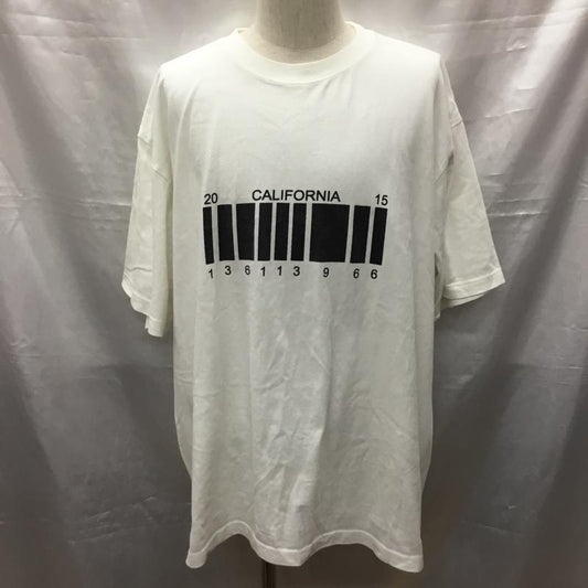 ヘッドグーニー HEADGOONIE Tシャツ 半袖 半袖カットソー プリントTシャツ クルーネックカットソー XXL プリント 白 / ホワイト /  メンズ USED 古着 中古 10117533