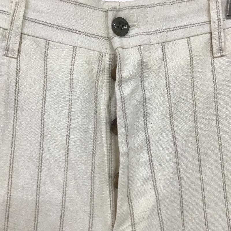 古着 USED パンツ スラックス スラックス ワイドパンツ カジュアルパンツ ストレートパンツ ストライプパンツ 80s ストライプ ベージュ / ベージュ /  メンズ USED 古着 中古 10106566
