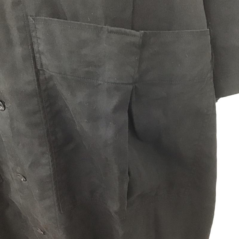 ハレ HARE シャツ、ブラウス 半袖 ha020033aa 半袖シャツ カジュアルシャツ カラーシャツ FREE 無地 黒 / ブラック /  メンズ USED 古着 中古 10107788