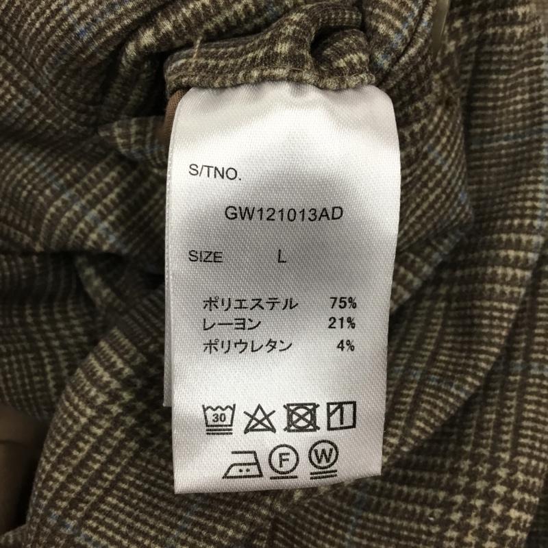 グローバルワーク GLOBAL WORK パンツ スラックス スラックスパンツ ワイドパンツ カジュアルパンツ チェックパンツ L チェック マルチカラー / マルチカラー /  メンズ USED 古着 中古 10116165