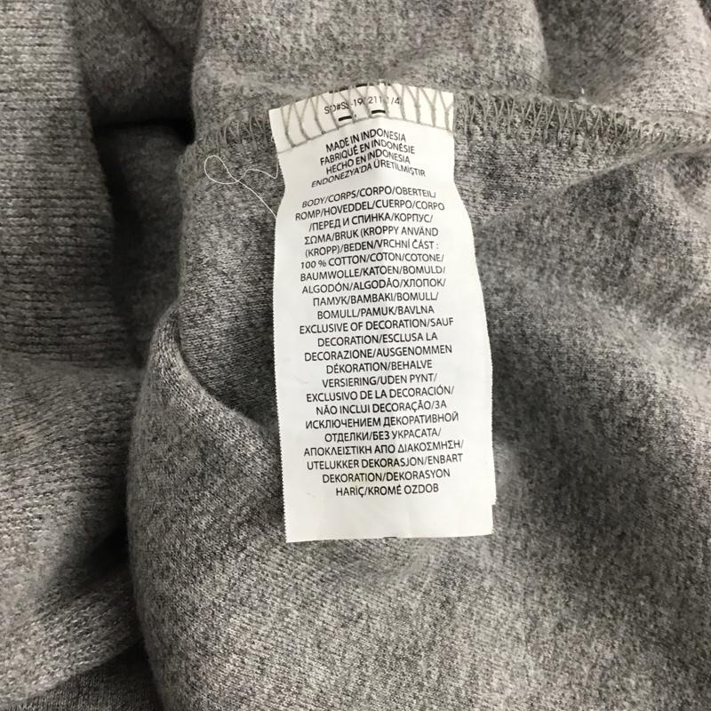 ポロラルフローレン POLO RALPH LAUREN ニット、セーター 長袖 長袖ニットカットソー スタンドネック セーター L ロゴ、文字 灰 / グレー /  メンズ USED 古着 中古 10146982