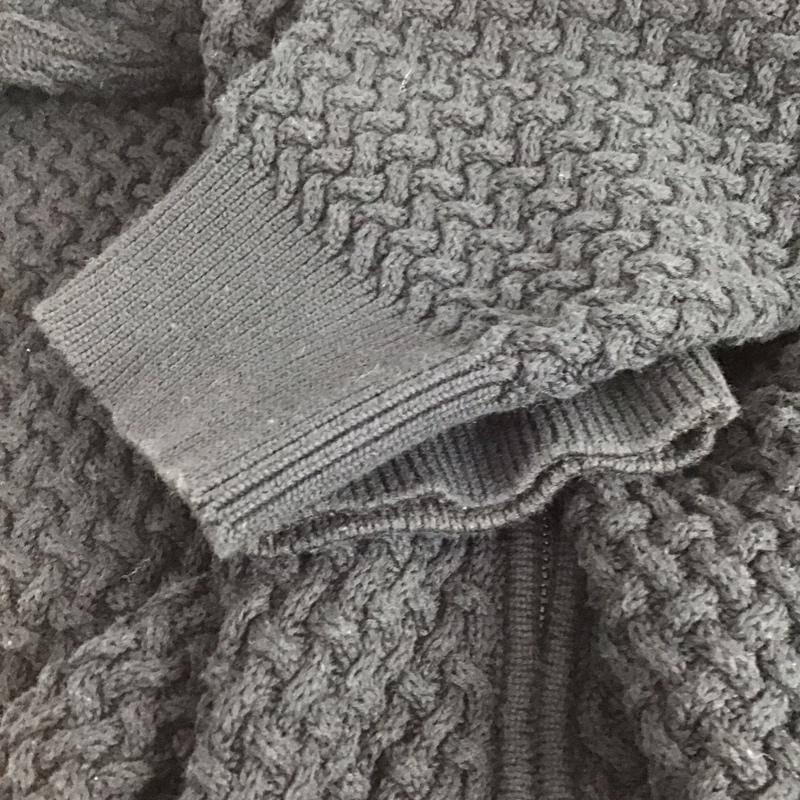 ラコステ LACOSTE カーディガン 長袖 長袖ニットカーディガン ジップアップジャケット アウター 3 ロゴ、文字 紺 / ネイビー /  メンズ USED 古着 中古 10144458