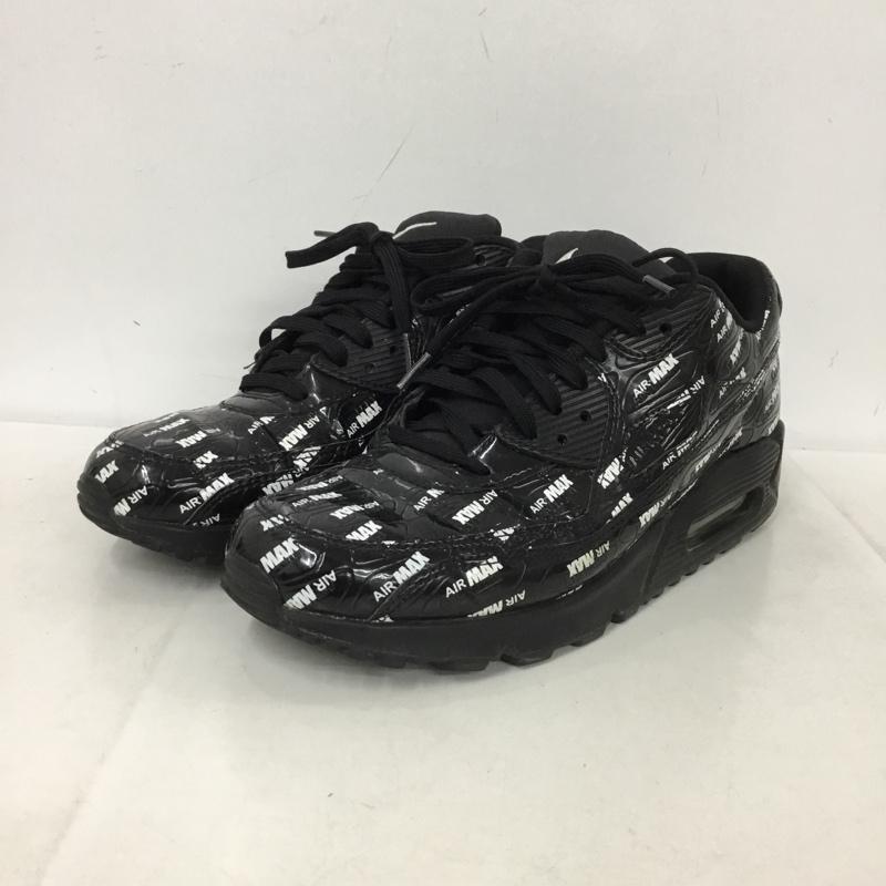 ナイキ NIKE スニーカー スニーカー 700155-015 AIR MAX 90 PREMIUM 27.5cm 27.5cm ロゴ、文字 黒 / ブラック / X 白 / ホワイト /  メンズ USED 古着 中古 10148398