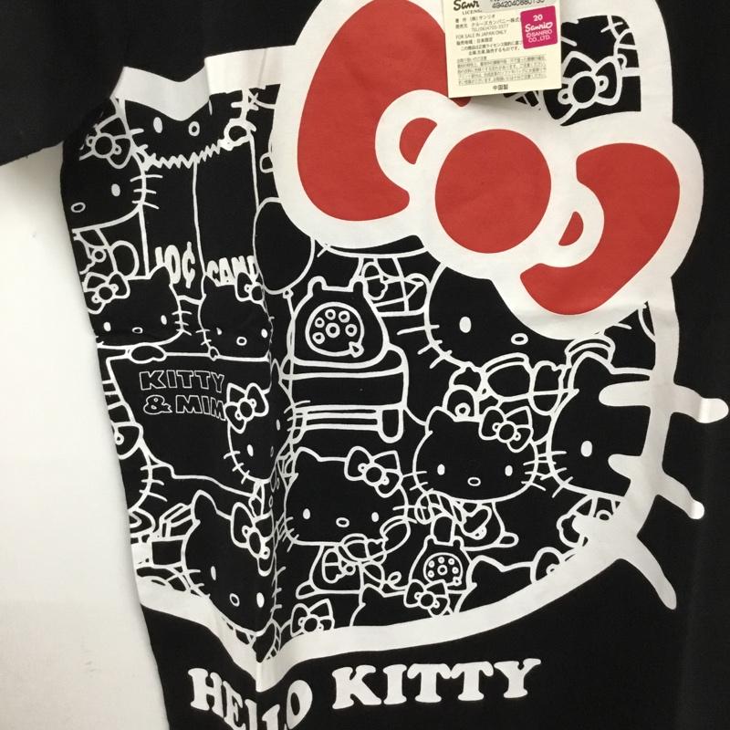 古着 USED Tシャツ 半袖 ハローキティ M プリント X キャラクター 黒 / ブラック /  レディース USED 古着 中古 10147716