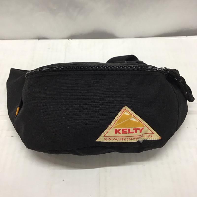 ケルティ KELTY ウエストバッグ ウエストバッグ ボディバッグ ロゴ、文字 黒 / ブラック /  メンズ USED 古着 中古 10115062