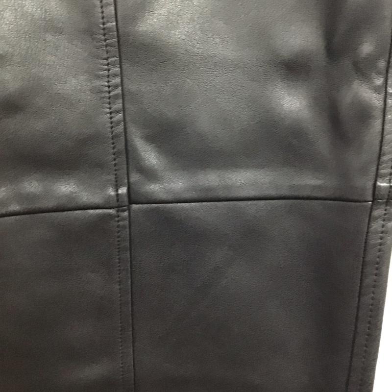 ザラ ZARA ボトムス ボトムス 8574 227 800 フェイクレザーパンツ 38 無地 黒 / ブラック /  レディース USED 古着 中古 10120867