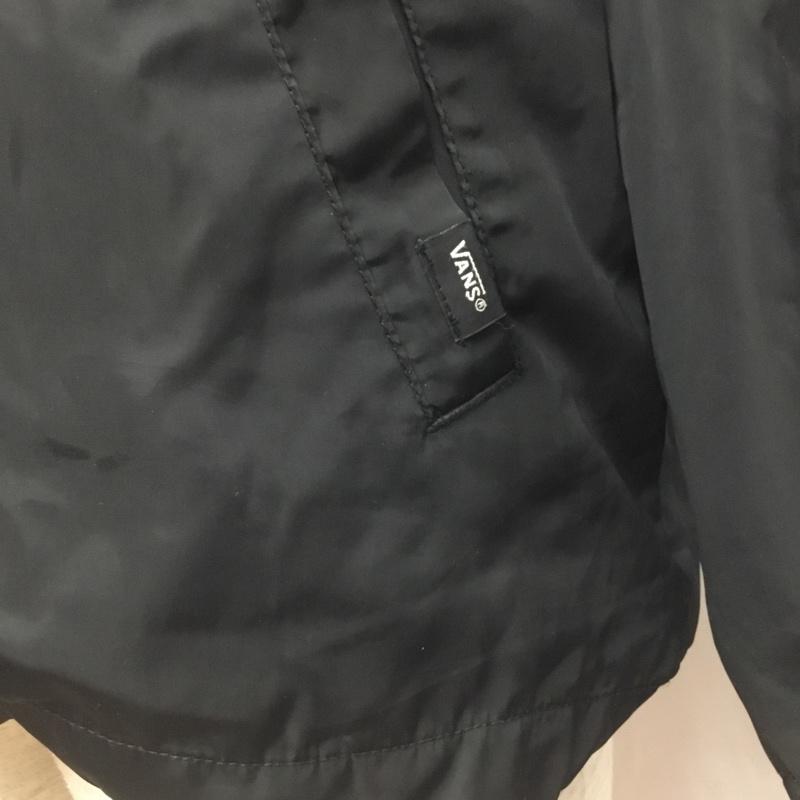 バンズ VANS ジャケット、上着 ジャケット、ブレザー va19ss-mj50lb コーチジャケット 裏地ボア カラージャケット M ロゴ、文字 黒 / ブラック /  メンズ USED 古着 中古 10114059