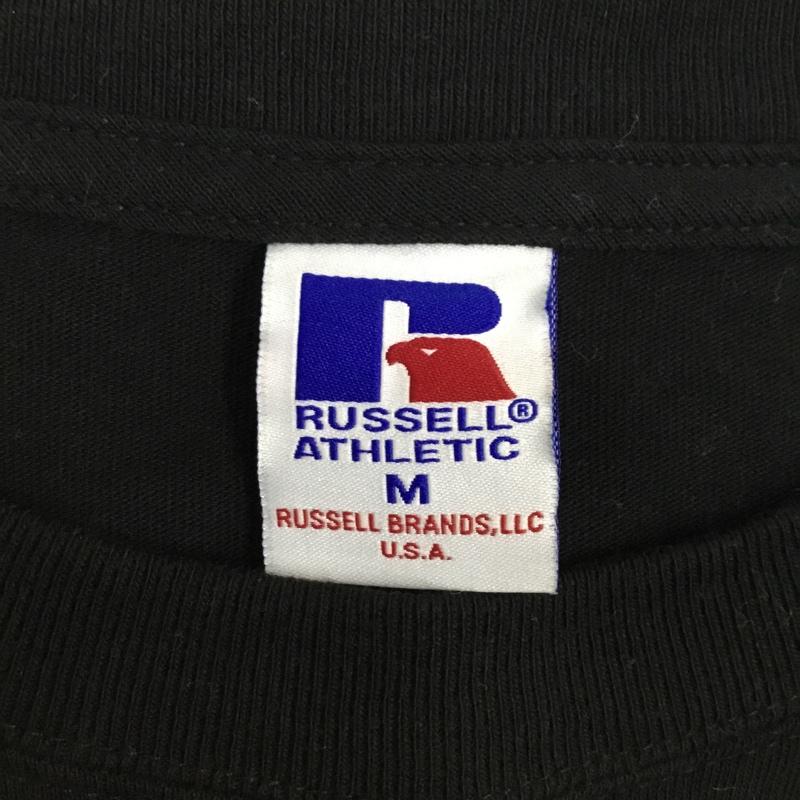 ラッセル RUSSELL カットソー 長袖 長袖 M プリント 黒 / ブラック /  メンズ USED 古着 中古 10109585