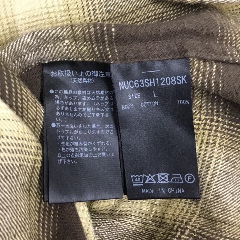 ナノユニバース nano・universe シャツ、ブラウス 長袖 長袖シャツ カラーシャツ ポケットシャツ ネルシャツ チェックシャツ L チェック マルチカラー / マルチカラー /  メンズ USED 古着 中古 10108286