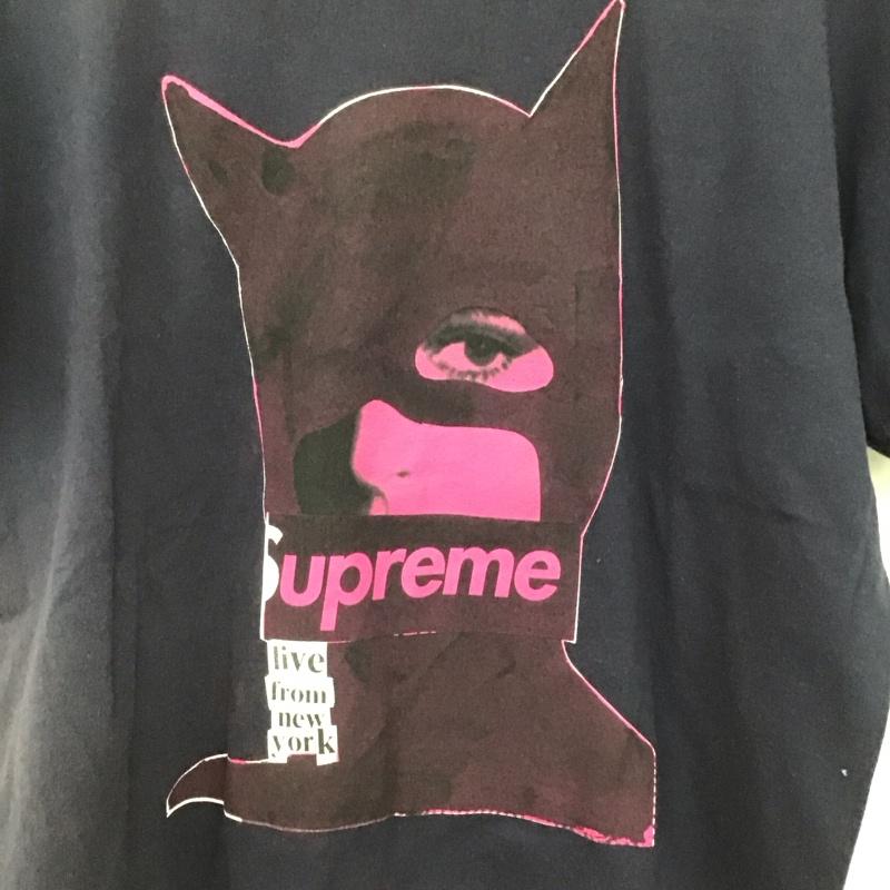 シュプリーム Supreme Tシャツ 半袖 2013年春夏 キャットウーマンTシャツ 半袖Tシャツ プリントTシャツ M プリント 紺 / ネイビー /  メンズ USED 古着 中古 10140983