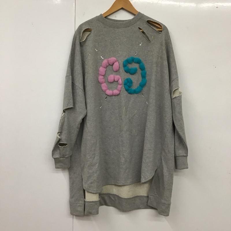 古着 USED ワンピース ミニスカート manon mimie manon tokyo スウェット FREE 無地 灰 / グレー /  レディース USED 古着 中古 10120139
