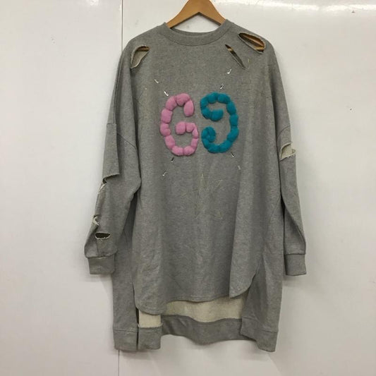 古着 USED ワンピース ミニスカート manon mimie manon tokyo スウェット FREE 無地 灰 / グレー /  レディース USED 古着 中古 10120139