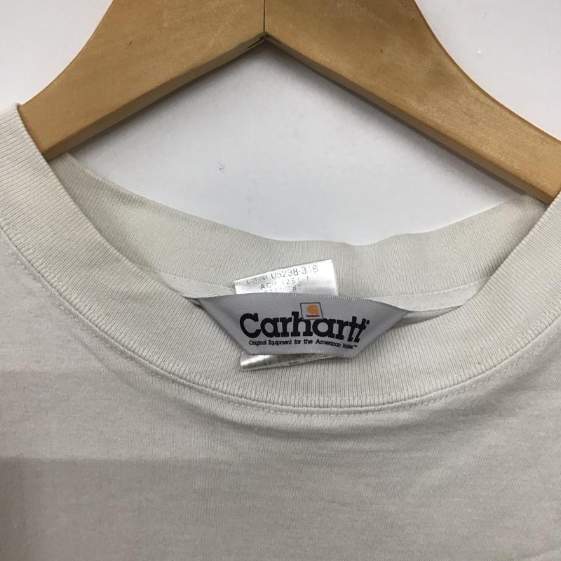 カーハート Carhartt Tシャツ 半袖 半袖カットソー プリントTシャツ クルーネックカットソー M ロゴ、文字 マルチカラー / マルチカラー /  メンズ USED 古着 中古 10145580