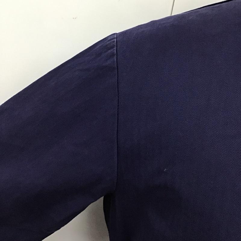 古着 USED ジャケット、上着 ジャケット、ブレザー 8415-12-121-4484 ミリタリー シャツジャケット 46 無地 紺 / ネイビー /  メンズ USED 古着 中古 10115706