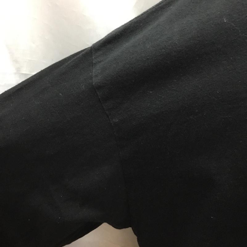 ヘッドグーニー HEADGOONIE カットソー 長袖 長袖カットソー クルーネックカットソー ロングスリーブカットソー プリントTシャツ XL 無地 黒 / ブラック /  メンズ USED 古着 中古 10117536