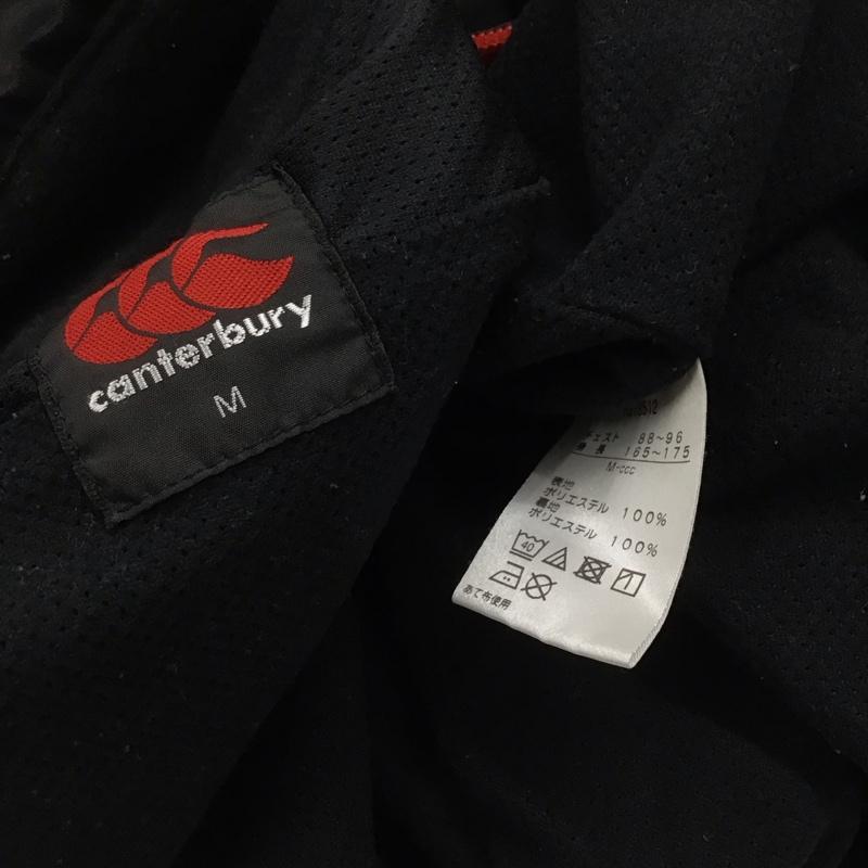 カンタベリー CANTERBURY セットアップ セットアップ ジャージ M 無地 黒 / ブラック / X 赤 / レッド /  メンズ USED 古着 中古 10134436