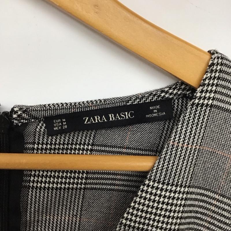 ザラベーシック ZARA BASIC ワンピース ひざ丈スカート M チェック マルチカラー / マルチカラー /  レディース USED 古着 中古 10130197