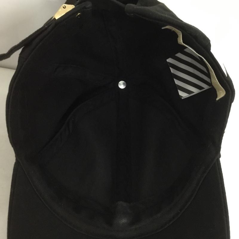 オフホワイト Off-White 帽子 キャップ プリント 黒 / ブラック /  メンズ USED 古着 中古 10133096