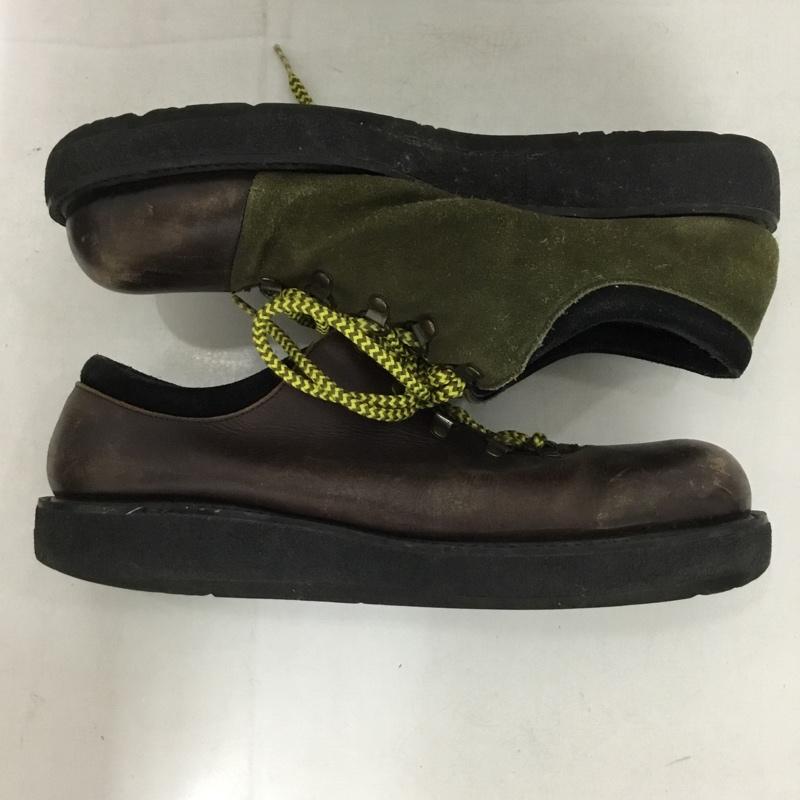 グラム glamb カジュアルシューズ カジュアルシューズ レザー スエード 無地 ダークブラウン / ダークブラウン / X カーキ / カーキ /  メンズ USED 古着 中古 10147127