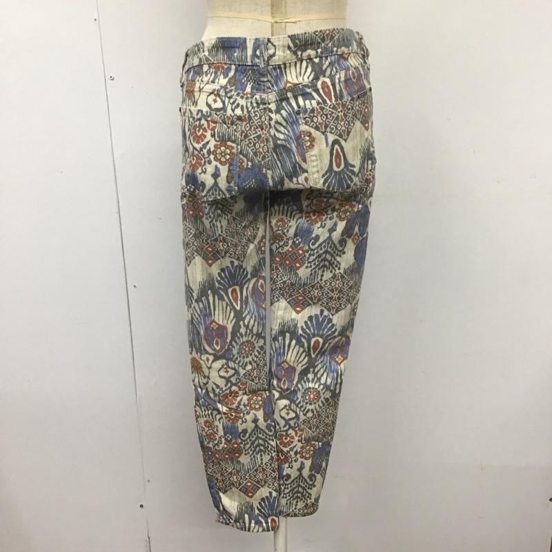 ザラ ZARA パンツ デニム、ジーンズ スリムパンツ カジュアルパンツ スリムパンツ ストレッチパンツ 36 総柄 マルチカラー / マルチカラー /  レディース USED 古着 中古 10109554