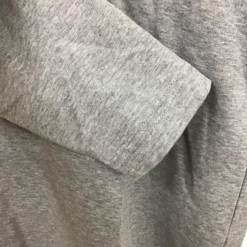 バーバリーブラックレーベル BURBERRY BLACK LABEL Tシャツ 長袖 ハーフジップ 2 無地 灰 / グレー /  メンズ USED 古着 中古 10130163