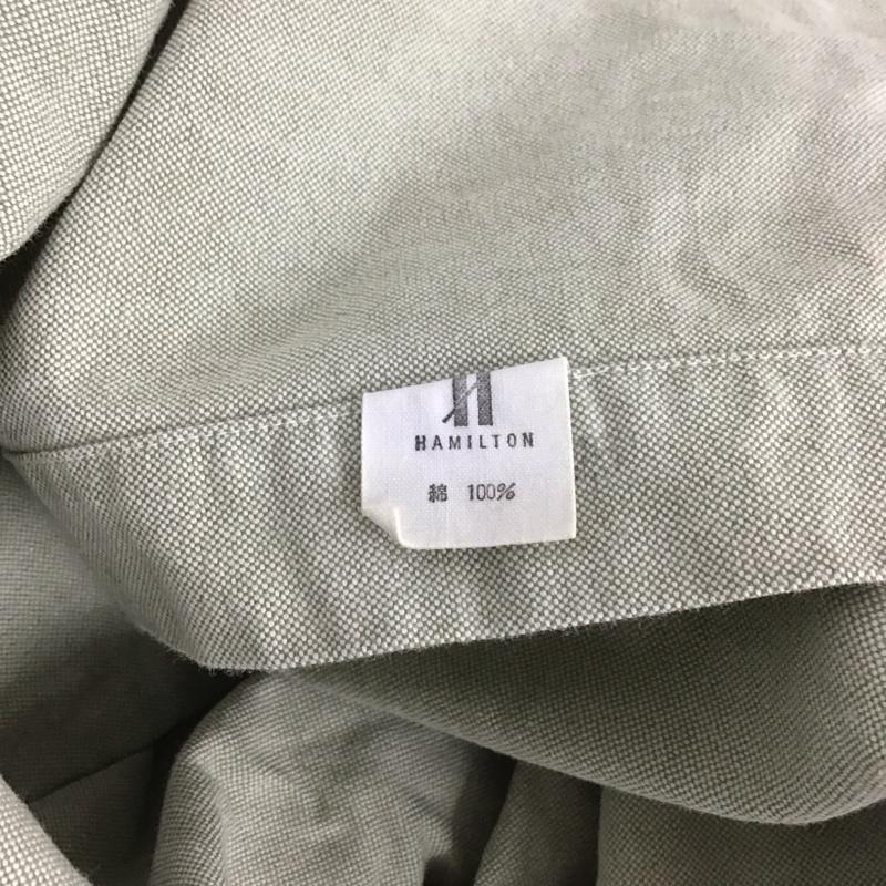 ポロバイラルフローレン Polo by RALPH LAUREN シャツ、ブラウス 長袖 長袖シャツ 無地シャツ カラーシャツ ボタンダウンシャツ ロゴ、文字 灰 / グレー /  メンズ USED 古着 中古 10148047