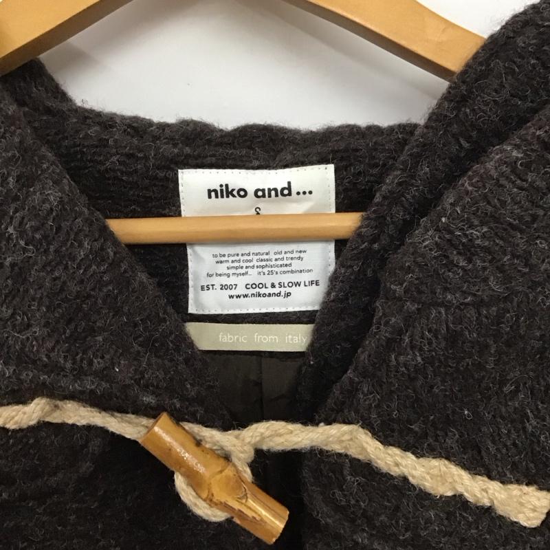 ニコアンド niko and... コート コート一般 無地 茶 / ブラウン /  レディース USED 古着 中古 10146812