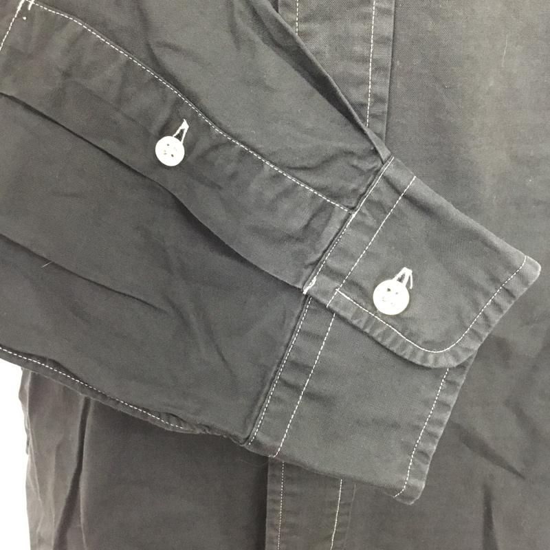 ラルフローレン RALPHLAUREN シャツ、ブラウス 長袖 長袖シャツ カラーシャツ ボタンダウンシャツ 長袖カットソー XXL ロゴ、文字 黒 / ブラック /  メンズ USED 古着 中古 10120845