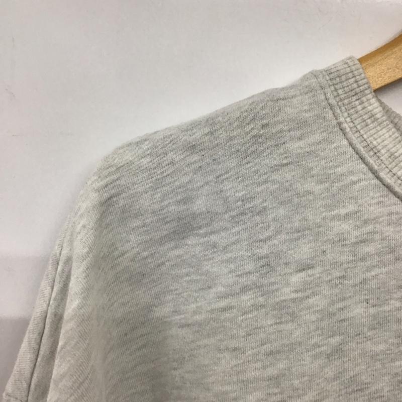ザラ ZARA トレーナー 半袖 半袖スウェットカットソー クルーネックカットソー L 無地 灰 / グレー /  レディース USED 古着 中古 10141878