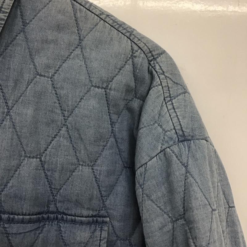 ザラ ZARA ジャケット、上着 ジャケット、ブレザー キルティングジャケット S 無地 水色 / ライトブルー /  レディース USED 古着 中古 10148706