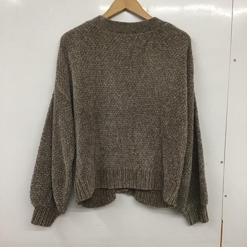 レイカズン Ray Cassin カーディガン 長袖 FREE 無地 茶 / ブラウン /  レディース USED 古着 中古 10140344