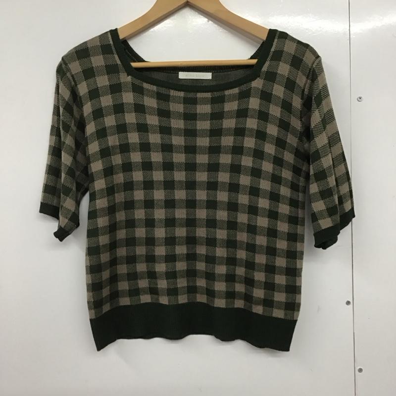 エヘカソポ ehka sopo カーディガン 長袖 FREE チェック マルチカラー / マルチカラー /  レディース USED 古着 中古 10143036