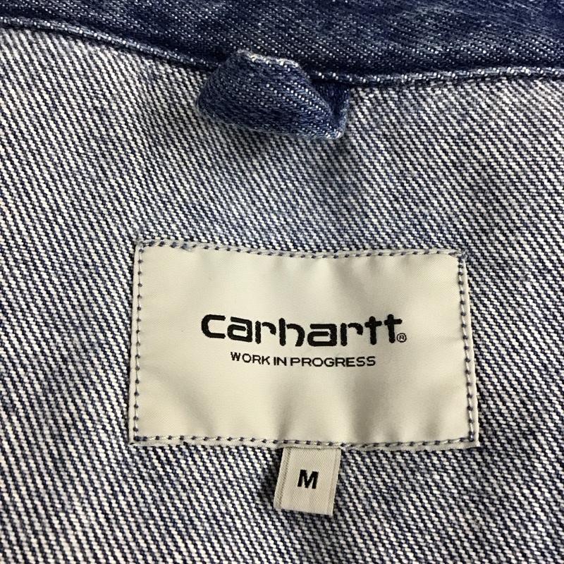カーハート Carhartt ジャケット、上着 ジャケット、ブレザー I024882 madison jacket デニム マディソンジャケット M ワンポイント 青 / ブルー /  メンズ USED 古着 中古 10121311