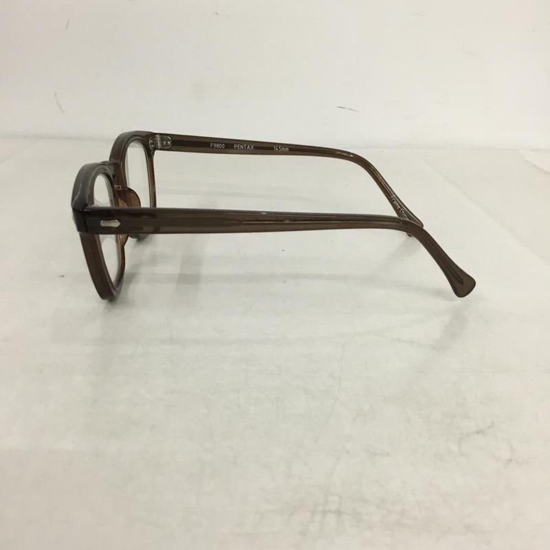 古着 USED めがね・サングラス めがね F9800 Z87-2 Smoke 145mm 無地 茶 / ブラウン /  メンズ USED 古着 中古 10142119