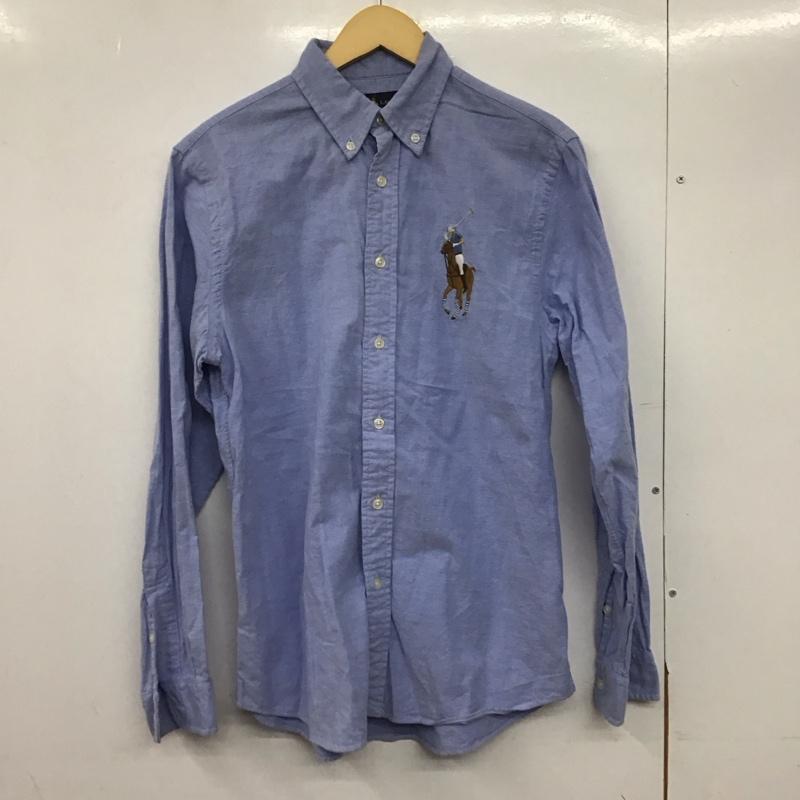 ラルフローレン RALPHLAUREN シャツ、ブラウス 長袖 L 無地 水色 / ライトブルー /  メンズ USED 古着 中古 10145752