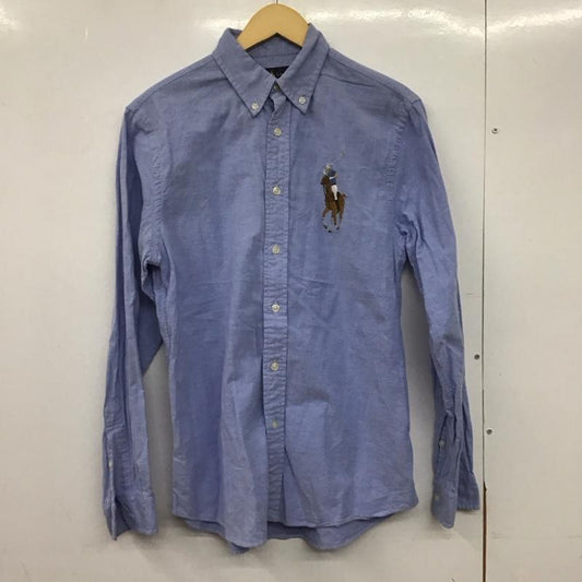 ラルフローレン RALPHLAUREN シャツ、ブラウス 長袖 L 無地 水色 / ライトブルー /  メンズ USED 古着 中古 10145752
