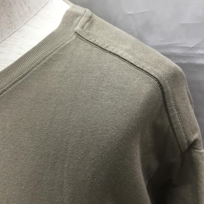 エッセンシャルズ ESSENTIALS Tシャツ 半袖 半袖カットソー プリントTシャツ クルーネックカットソー XS 無地 茶 / ブラウン /  メンズ USED 古着 中古 10109289