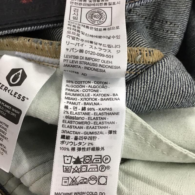 リーバイストラウスアンドコー Levi Strauss & co. パンツ デニム、ジーンズ デニムパンツ ワイドパンツ カジュアルパンツ ストレッチパンツ 34インチ 無地 インディゴ / インディゴ /  メンズ USED 古着 中古 10148288