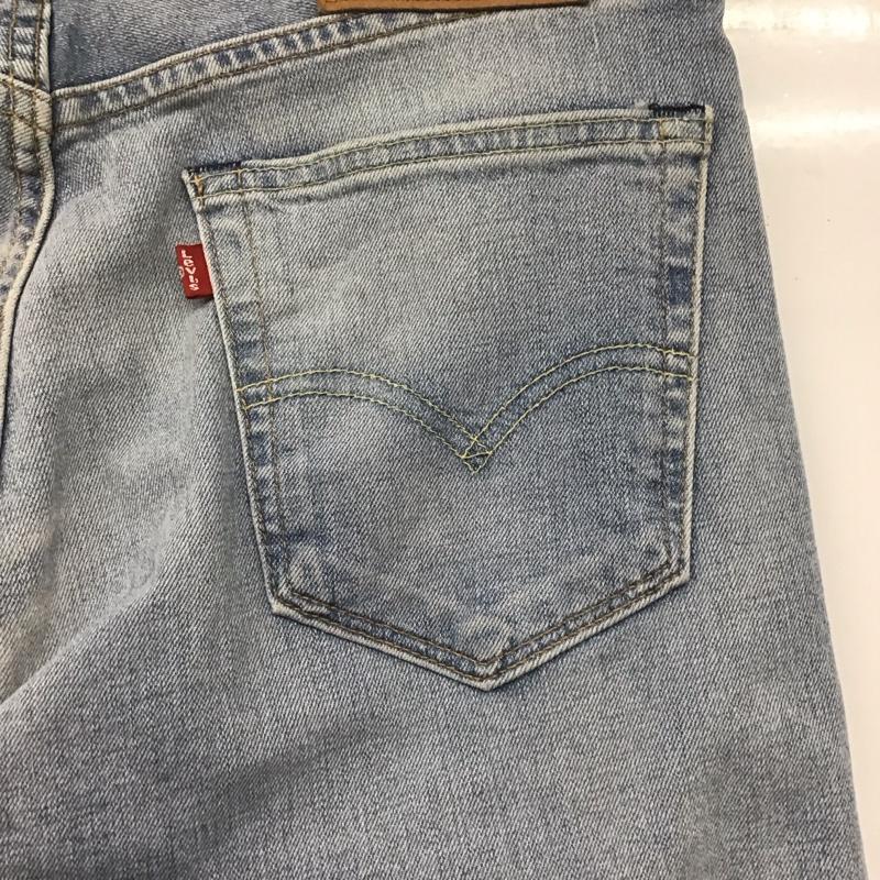 リーバイス Levi s パンツ デニム、ジーンズ 00505-1591 USA製 505 W31 L32 31インチ 無地 水色 / ライトブルー /  メンズ USED 古着 中古 10146351