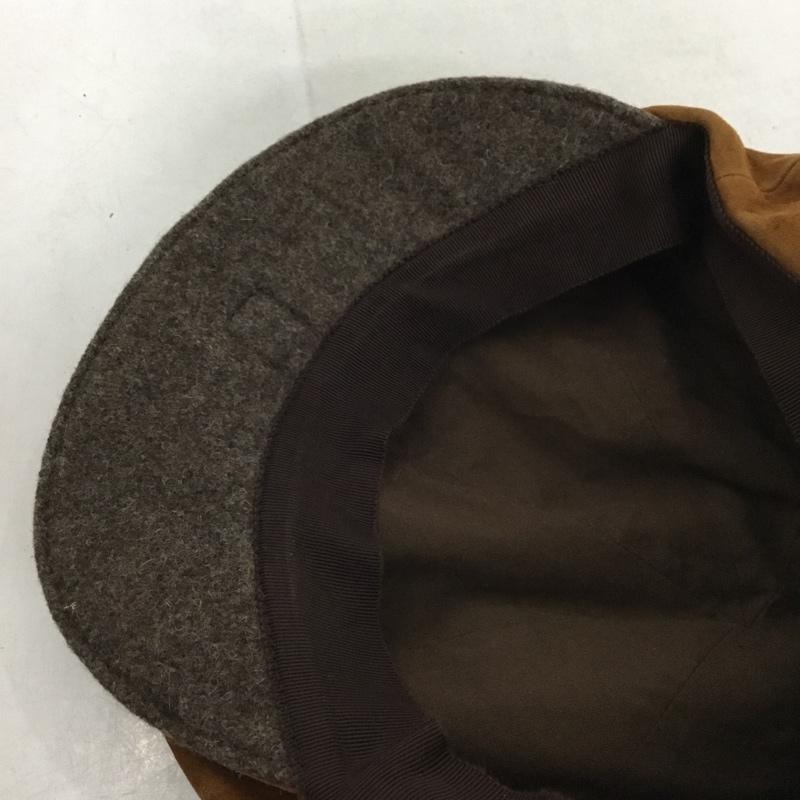 ゲンテン genten 帽子 キャップ dan genten キャスケット 無地 茶 / ブラウン /  メンズ USED 古着 中古 10143663